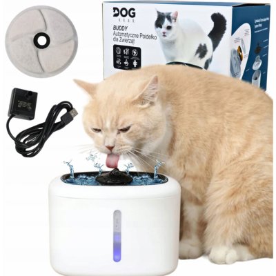 Dogguru Napáječka s fontánou plastová 2500 ml – Zboží Dáma