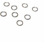 Spojovací kroužek uzavřený 4 x 0,5mm z chirurgické oceli CENA OD 10KS - Obsah balení 50 ks SO 075 – Zboží Dáma