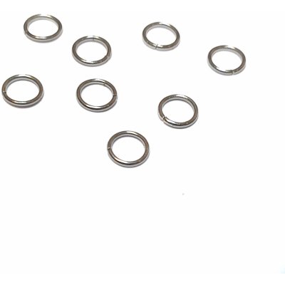 Spojovací kroužek uzavřený 4 x 0,5mm z chirurgické oceli CENA OD 10KS - Obsah balení 50 ks SO 075 – Zboží Dáma