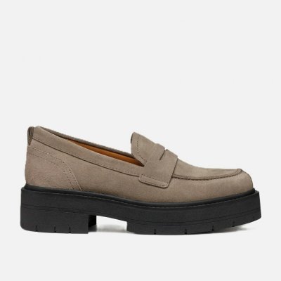 Geox Béžové dámské mokasíny Spherica – Zbozi.Blesk.cz