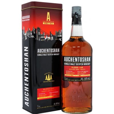 Auchentoshan Blood Oak 46% 1 l ( tuba) – Zboží Mobilmania