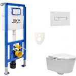 Závěsný WC set Jika do lehkých stěn / předstěnová montáž + WC SAT Brevis SIKOJSW1 – Hledejceny.cz