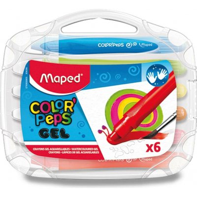 Maped Gelové pastely Color’Peps Gel 6 barev – Zboží Dáma