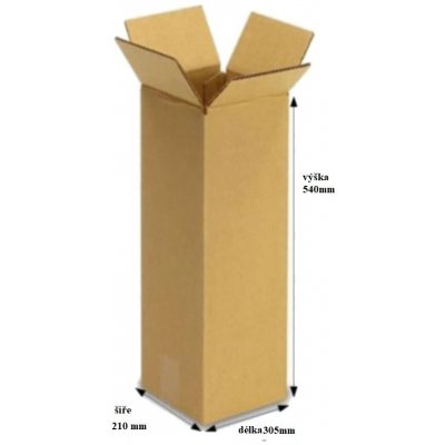 Czechobal s.r.o. Krabice klopová 3 VVL 305 x 210 x 540 mm 3143 – Zboží Živě