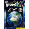 Dekorace GlowStars Glow 3D Planety Měsíc