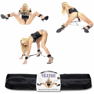 Fetish Fantasy Spread Em bar and Cuff set – Zbozi.Blesk.cz