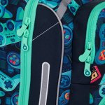 Topgal batoh BEBE 25012 zelená modrá – Zboží Dáma