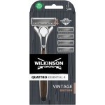 Wilkinson Sword Quattro Essential 4 Vintage Edition + 4 ks hlavic – Zboží Dáma