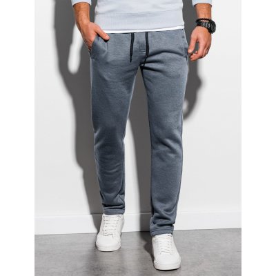 Ombre Clothing pánské tepláky Stone tmavě šedá – Hledejceny.cz