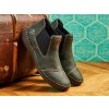 Dámské kotníkové boty Rieker kotníková obuv s elastickým prvkem 52590-54 grün
