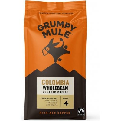 Grumpy Mule BIO Colombia SCA 84+ Arabica zrnková 0,2 kg – Hledejceny.cz