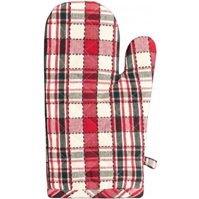 Frobyt Kuchyňská chňapka vánoční 19516 ZELENO-ČERVENÉ KÁRO 28 x 18 cm – Zboží Dáma