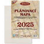 Plánovací roční mapa Retro skládaná nástěnný 2025 – Zbozi.Blesk.cz