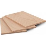 Metrie Dřevěná destička z masivu 80 x 60 x 3,5 mm Buk – Sleviste.cz