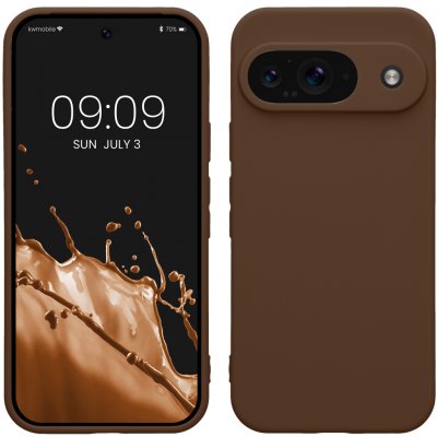 kwmobile kryt na mobil TPU Silicone Case pro Google Pixel 9 čokoládově hnědá – Hledejceny.cz