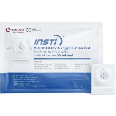 INSTi 2v1 test na infekci HIV a syfilis – Zboží Dáma