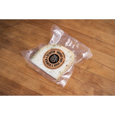 Kravská baby gouda s příchutí špenátu a česneku 140-160 g – Zboží Dáma