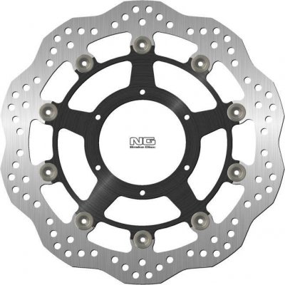 NG přední brzdový kotouč HONDA CBR 1000RR FIREBLADE 08-09 (310X94X5mm) (6X6,25mm) WAVE plovoucí (prostředek hliníkový) – Sleviste.cz