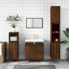 Koupelnový nábytek Nábytek XL Koupelnová skříňka hnědý dub 65 x 33 x 60 cm kompozitní dřevo