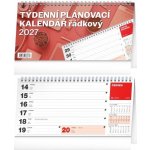 NOTIQUE Plánovací řádkový stolní 25 × 12,5 cm 2027 – Zboží Mobilmania