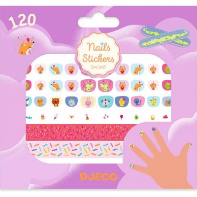 DJECO Samolepky na nehty Happy Birthday! – Zboží Mobilmania