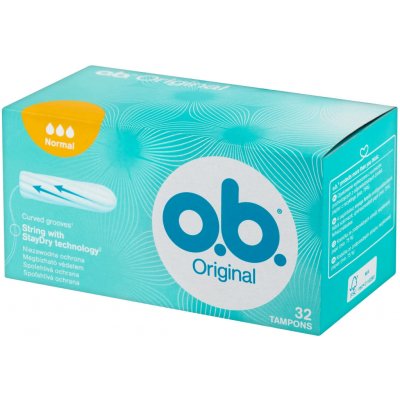 o.b. Tampóny Original Normal Varianta 32 ks – Zboží Dáma