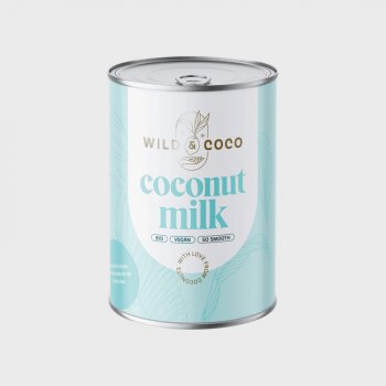 Wild and Coco Bio Kokosové mléko 400 ml