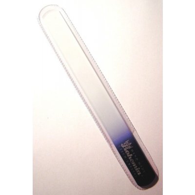 Bohemia Crystal Velký skleněný pilník na nehty 200 mm tmavě modrý – Zboží Dáma