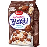 Emco Biskiti čokoládové s lupínky 350 g – Zboží Dáma