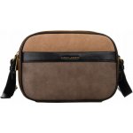 David Jones HNĚDÁ dvoukomorová crossbody kabelka 6813-1 BROWN – Hledejceny.cz