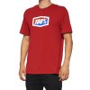 Pánské Tričko 100% OFFICIAL Short Sleeve Tee red