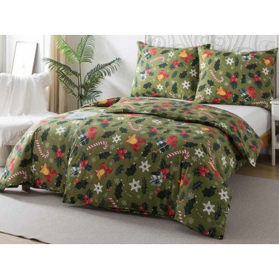 Xpose bavlna Renforcé povlečení SLADKÉ VÁNOCE 140x200 70x90 – Hledejceny.cz