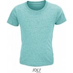 Sol's Dětské tričko Crusader z organické bavlny s přírodním enzymem g m zelená světlá melír – Sleviste.cz