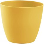 Plastkon květináč Ella matný 21 cm medový – Zboží Mobilmania