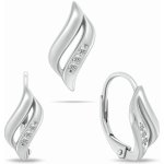 Brilio Silver Půvabný set stříbrných šperků se zirkony SET292W – Sleviste.cz