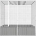Vidaxl klec pozinkovaná ocel 213,5 x 217,5 x 211,5 cm – Hledejceny.cz