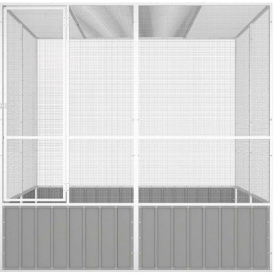Vidaxl klec pozinkovaná ocel 213,5 x 217,5 x 211,5 cm – Hledejceny.cz