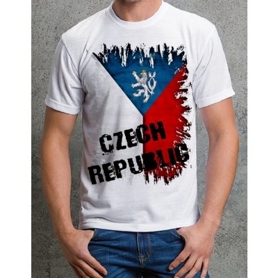 tričko s vlajkou ČESKÁ REPUBLIKA – Zboží Mobilmania