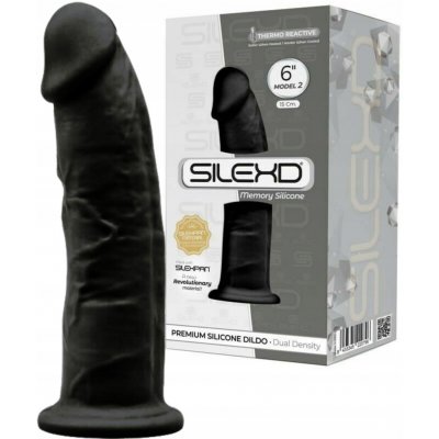 Silexd The original dildo Model 2 černé – Zboží Dáma