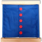 Montessori D023 zapínací rám velké knoflíky – Zboží Dáma