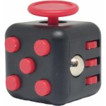 Fidget Cube antistresová kostka černý červený – Zboží Dáma
