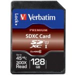 Verbatim microSDXC 128 GB UHS-I 44025 – Zboží Mobilmania