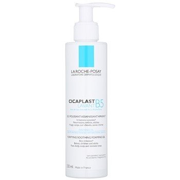 La Roche Posay Cicaplast Lavant B5 zklidňující čisticí pěnivý gel For Skin Irritation Babies Childern and Adults Face Body Scalp and Intimate Areas 200 ml