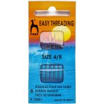 Stoklasa Jehly ruční samonavlékací / pro špatný zrak PONY 612851 4/8 blistr, 6 kusů (3 velikosti) – Sleviste.cz