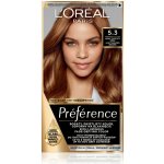 L´Oréal Préférence 5.3 Virginia Světlá hnědá zlatá – Zbozi.Blesk.cz