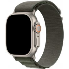 Crested Alpský tah nylonový řemínek pro Apple Watch 42, 44, 45 a 49 mm zelený YACZ-2084