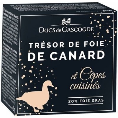 Tresor z kachních Foie Gras (20%) s hříbky 65g Ducs de Gascogne – Zboží Mobilmania