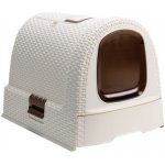 CURVER RATTAN toaleta pro kočky 38,5 x 40 x 51 cm – Zboží Dáma
