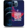 Pouzdro a kryt na mobilní telefon Apple Picasee ULTIMATE CASE MagSafe Apple iPhone 12 Pro Max - FC Viktoria Plzeň E