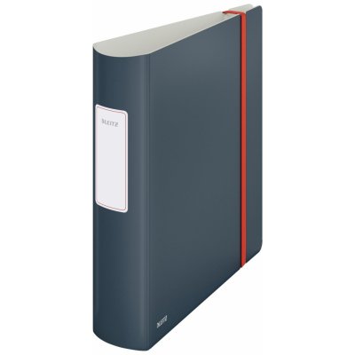 Leitz Pákový pořadač Cosy 180° - A4, celoplastový, šíře hřbetu 8,2 cm, šedý – Zboží Živě